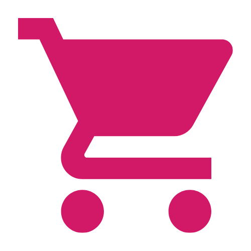 shopping cart icon in Magenta